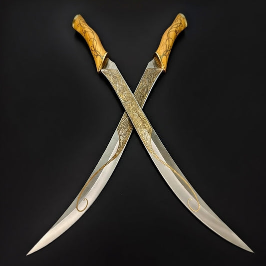 LOTR Legolas Swords (Wall Stand optional)