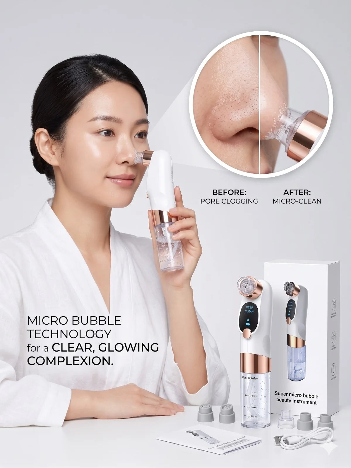 Hydra Facial Blackhead & Whitehead Remover