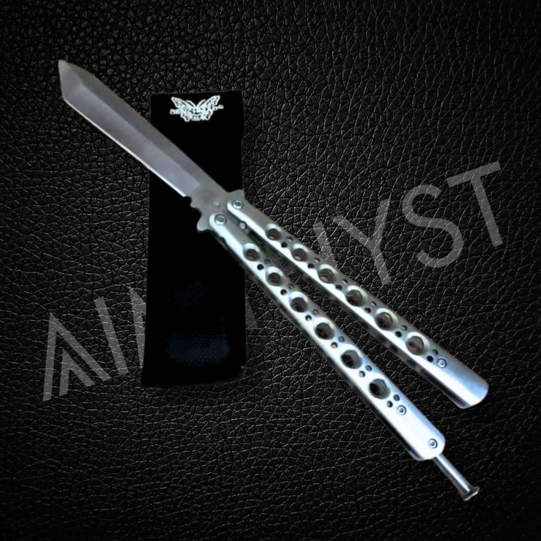 Butterfly Knife Silver - Sharp