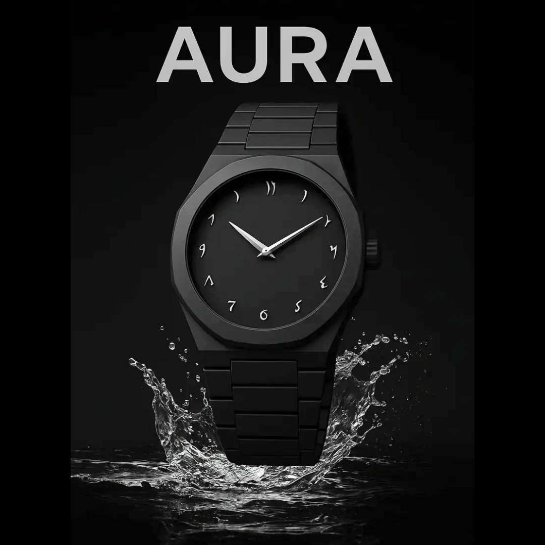 Black Aura Quartz Watch