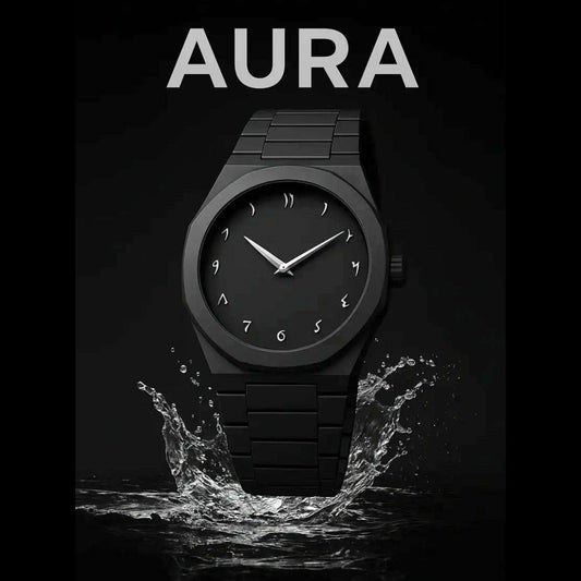 Black Aura Quartz Watch