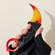 Orange Flame Karambit - Sharp