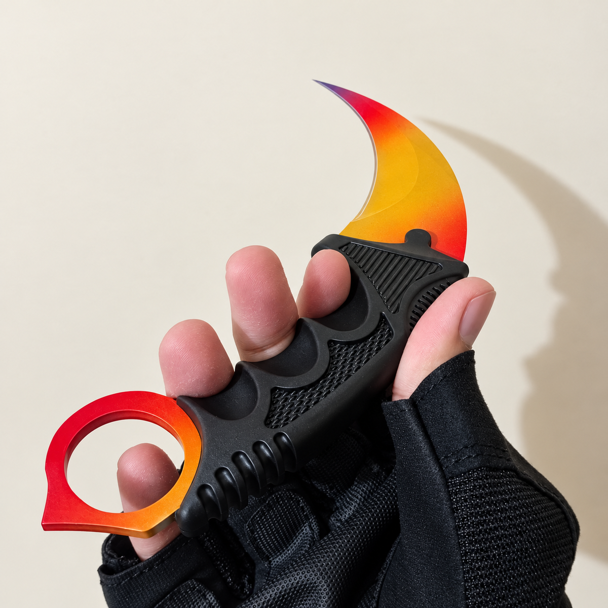 Orange Flame Karambit - Sharp