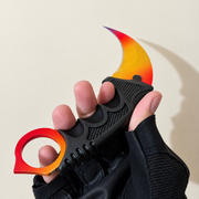 Orange Flame Karambit - Sharp
