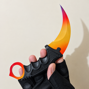 Orange Flame Karambit - Sharp
