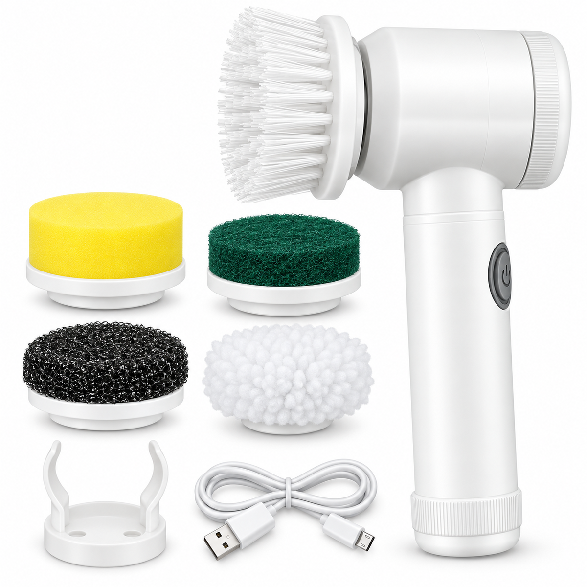 5-in-1 Rechargeable Electric Cleaning Brush
