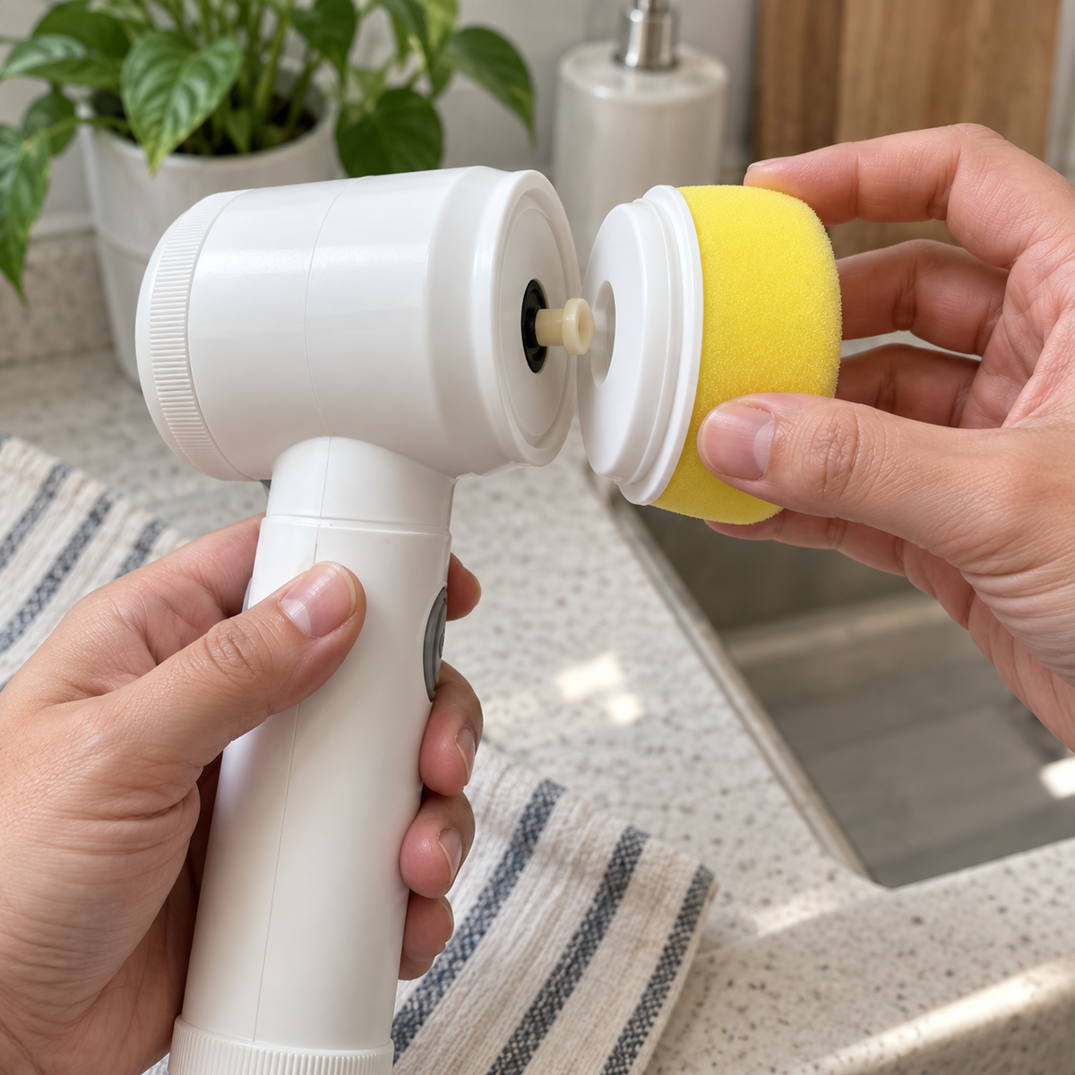 5-in-1 Rechargeable Electric Cleaning Brush