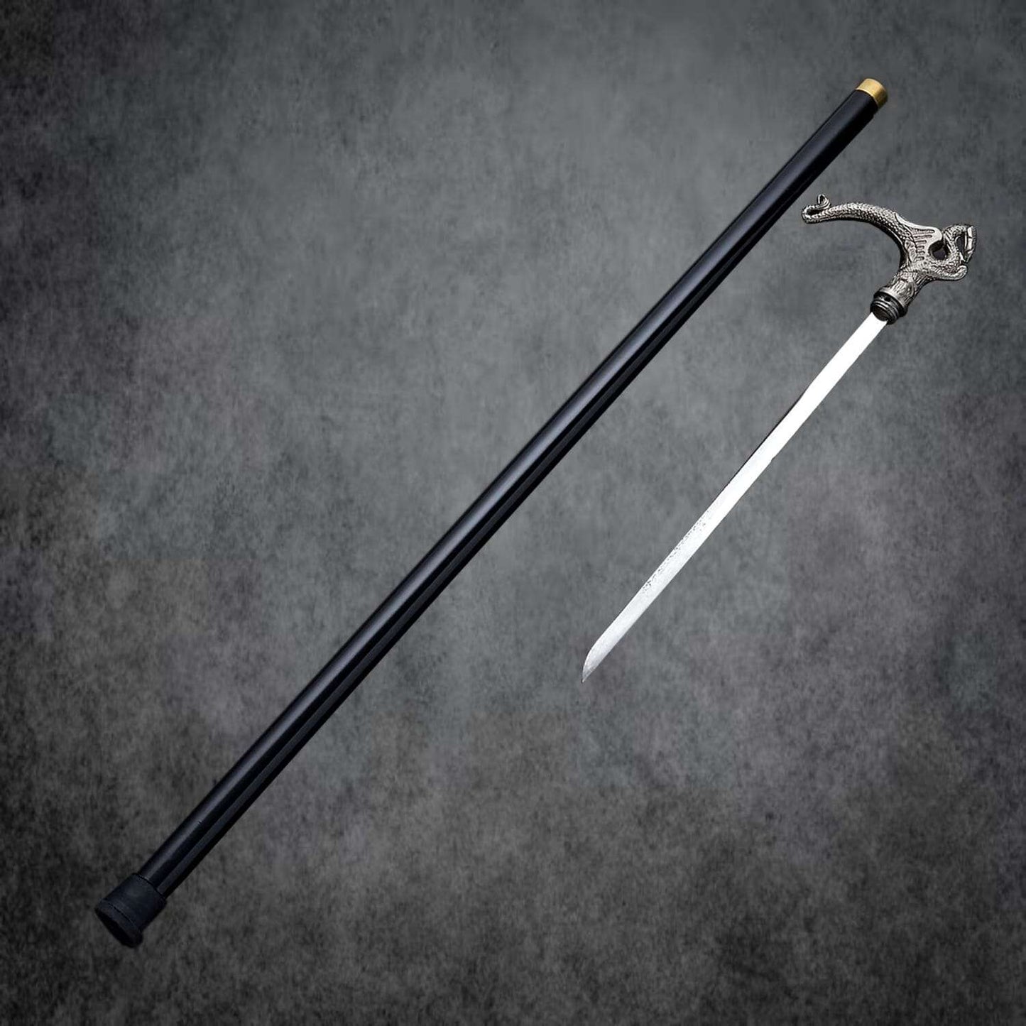 Handcrafted Dragon Handle Walking Stick