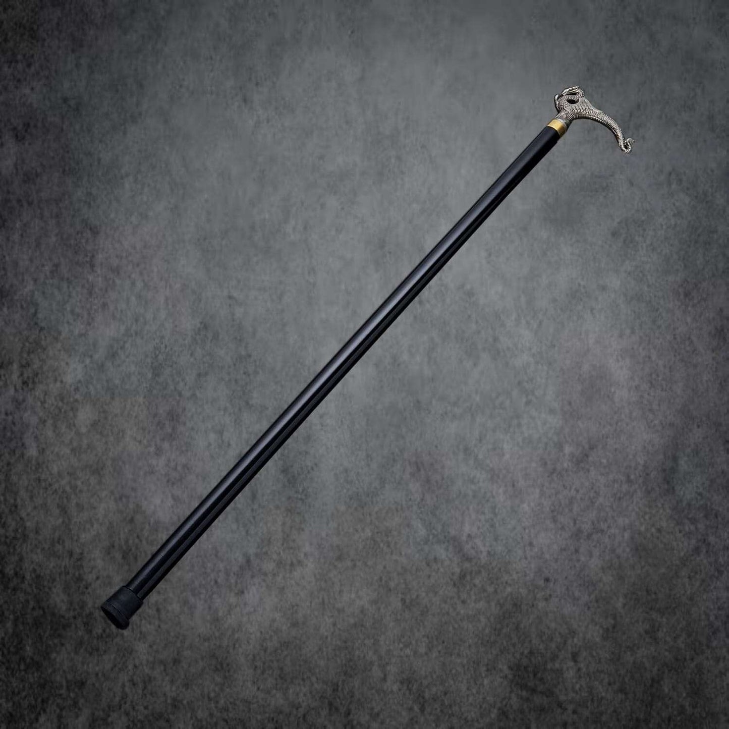 Handcrafted Dragon Handle Walking Stick