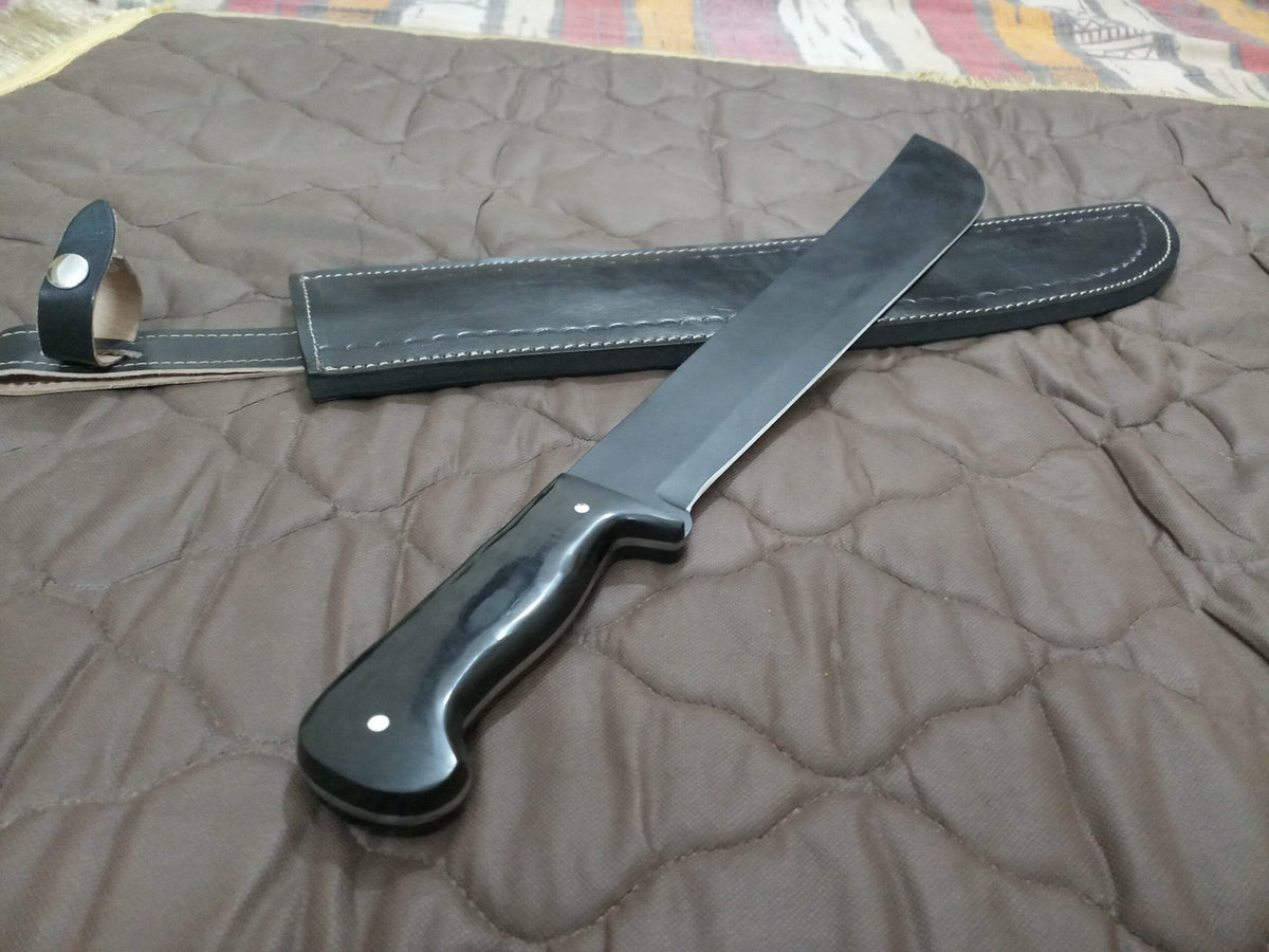 Black Machete with Sheath - No COD