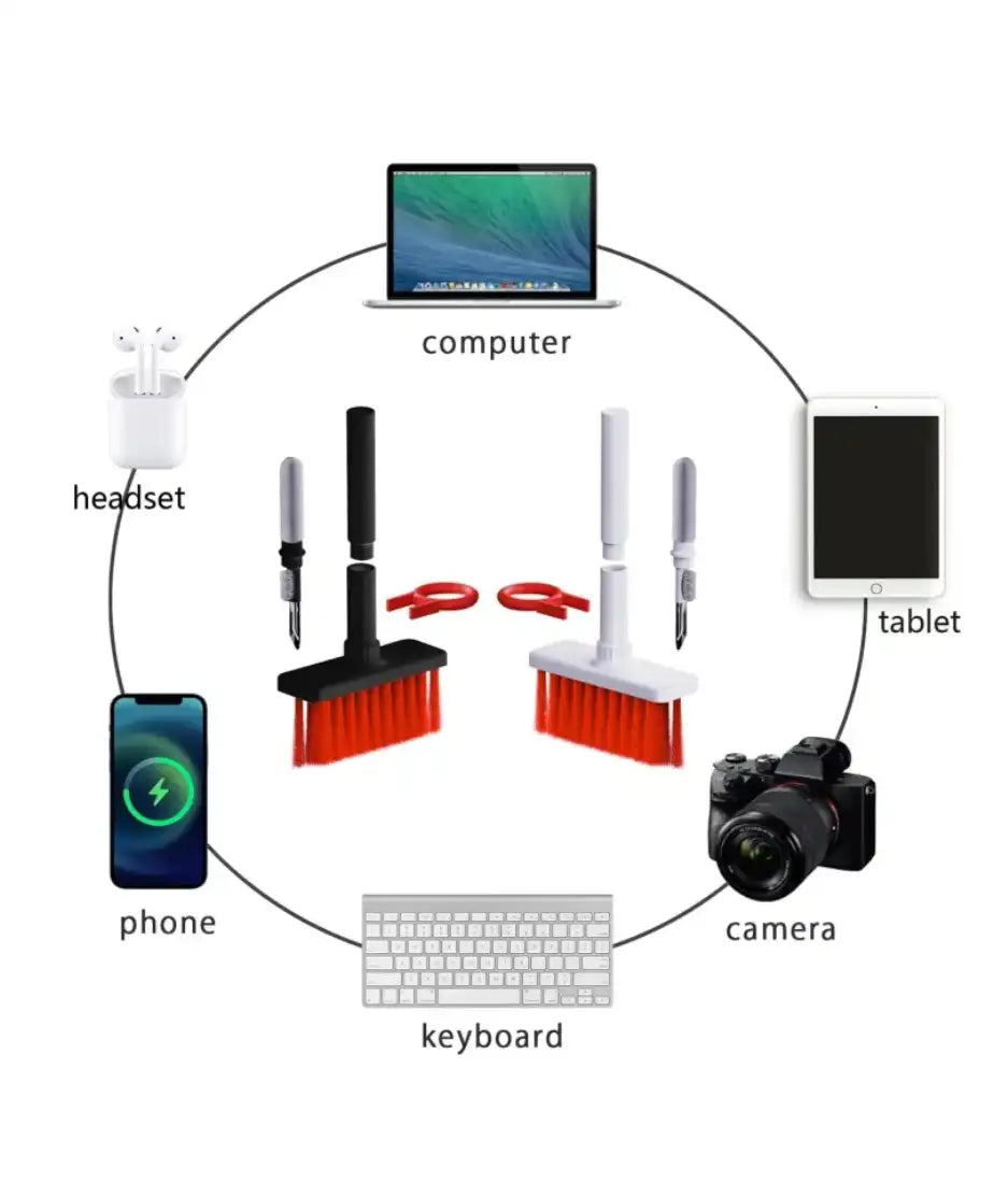 Keyboard Cleaning Brush Set 5 In 1 Multi-function