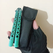 Green BFK Butterfly Knife - Sharp