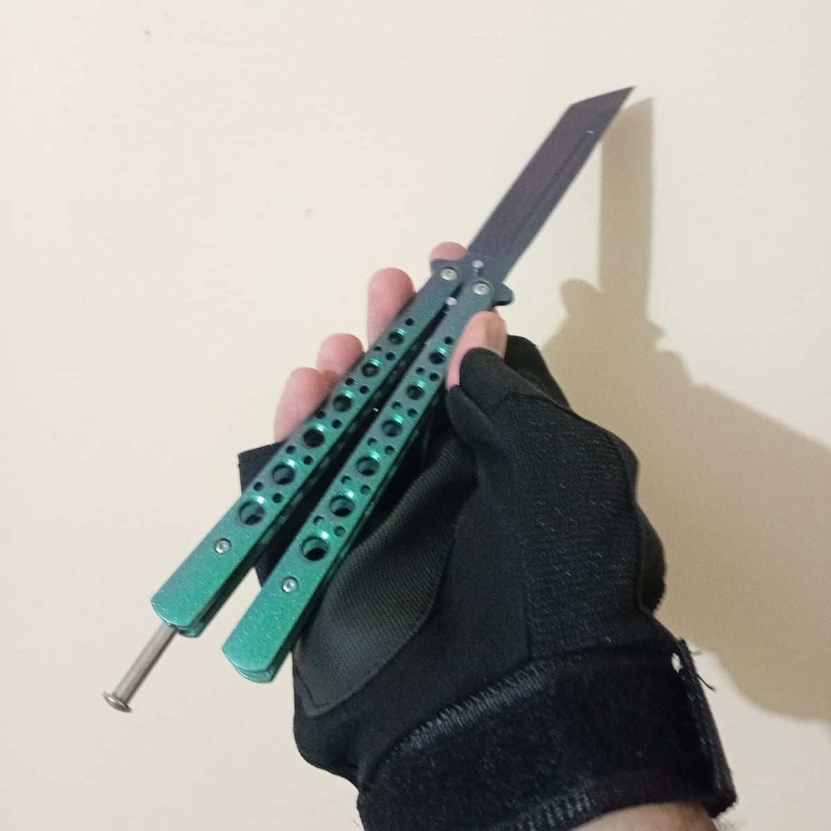 Green BFK Butterfly Knife - Sharp