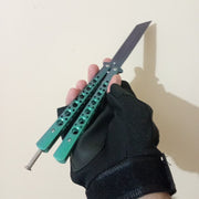 Green BFK Butterfly Knife - Sharp