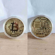 Real Bitcoin Coin of Metal | Gold Plated