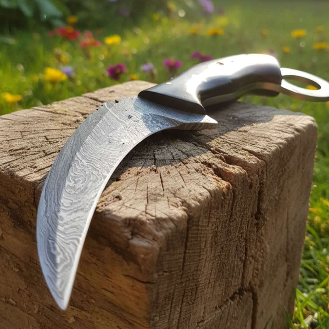 Damascus Blade karambit Knife