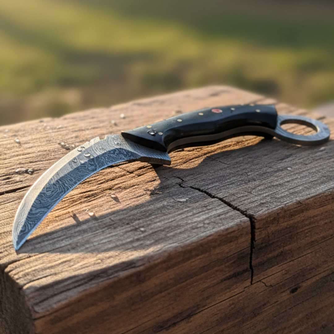 Damascus Blade karambit Knife