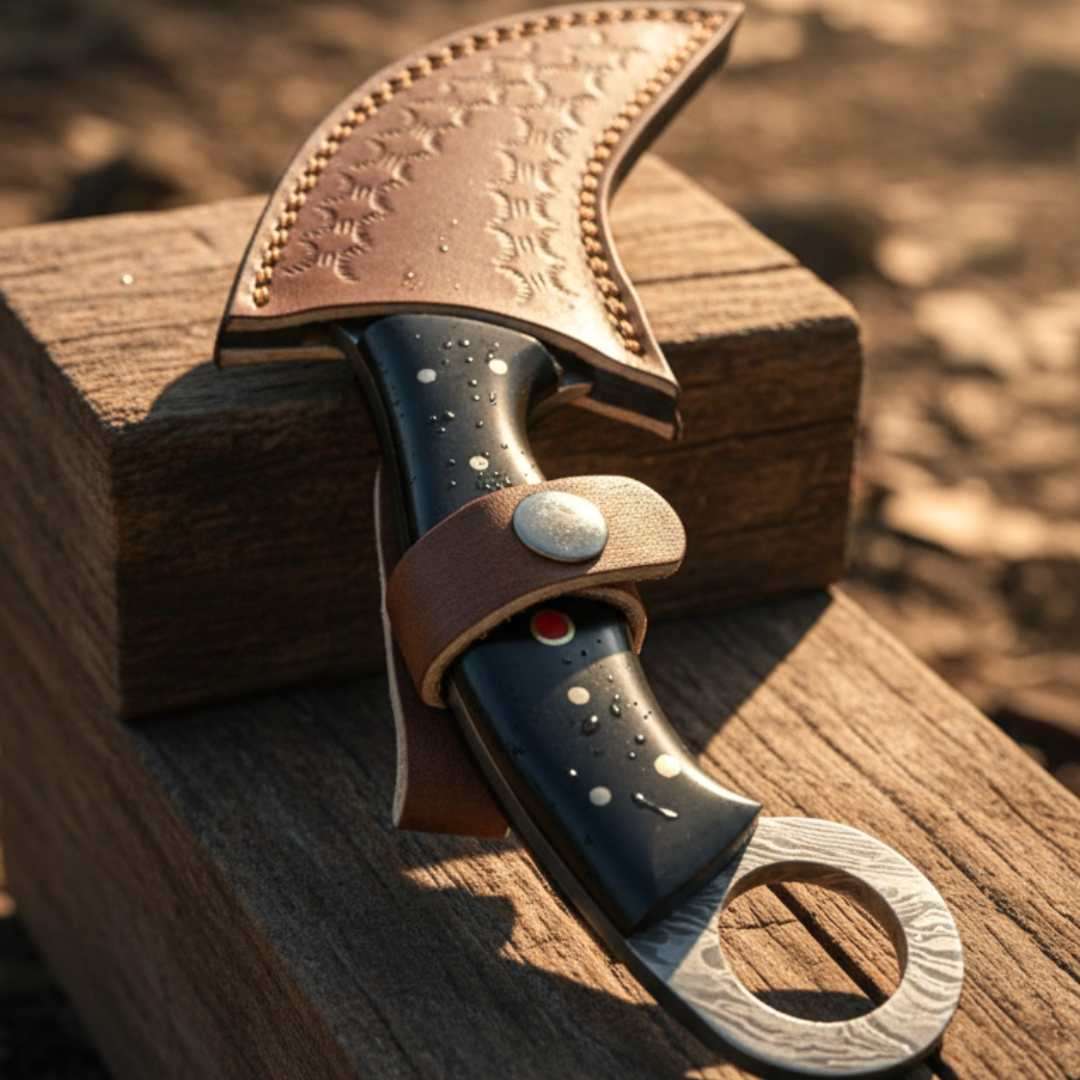 Damascus Blade karambit Knife