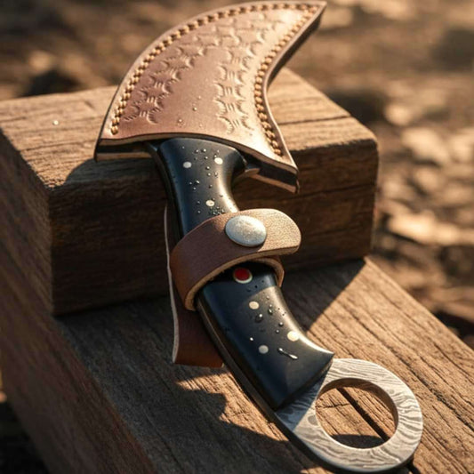 Damascus Blade karambit Knife