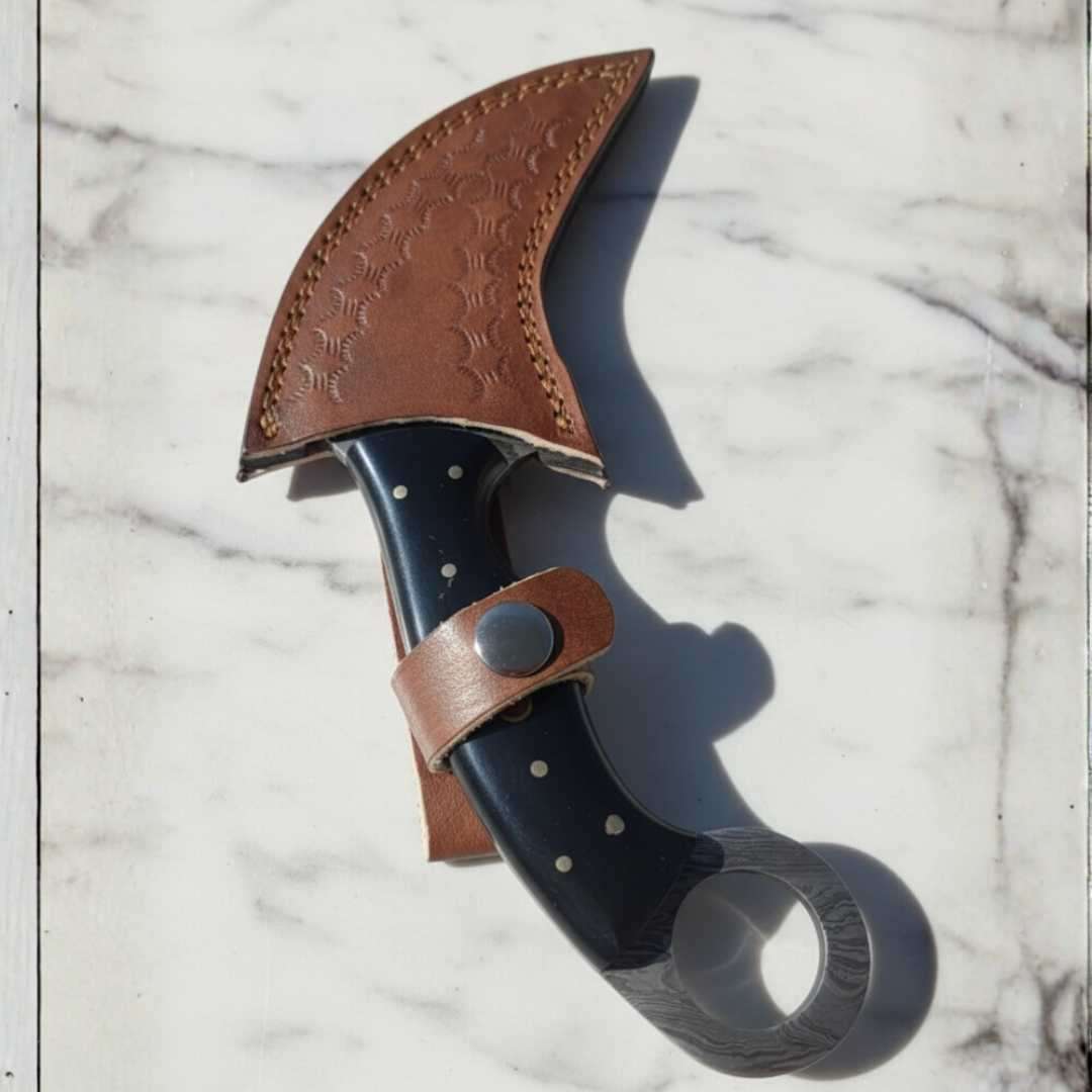 Damascus Blade karambit Knife