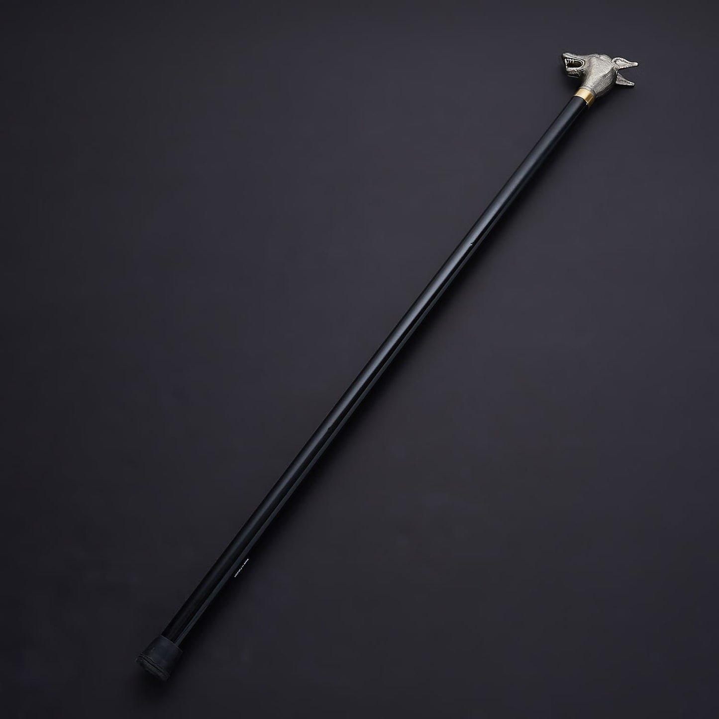 Handcrafted Dog Head Walking Stick