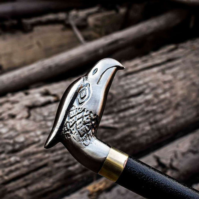 Handcrafted Eagle Handle Walking Stick