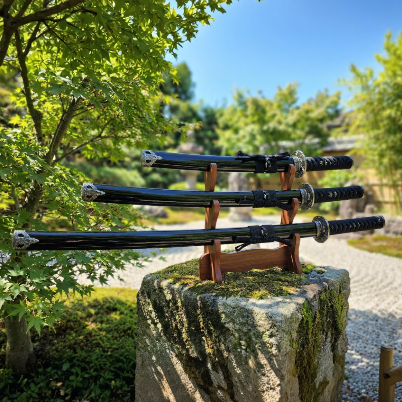 Set of 3 Katana Swords