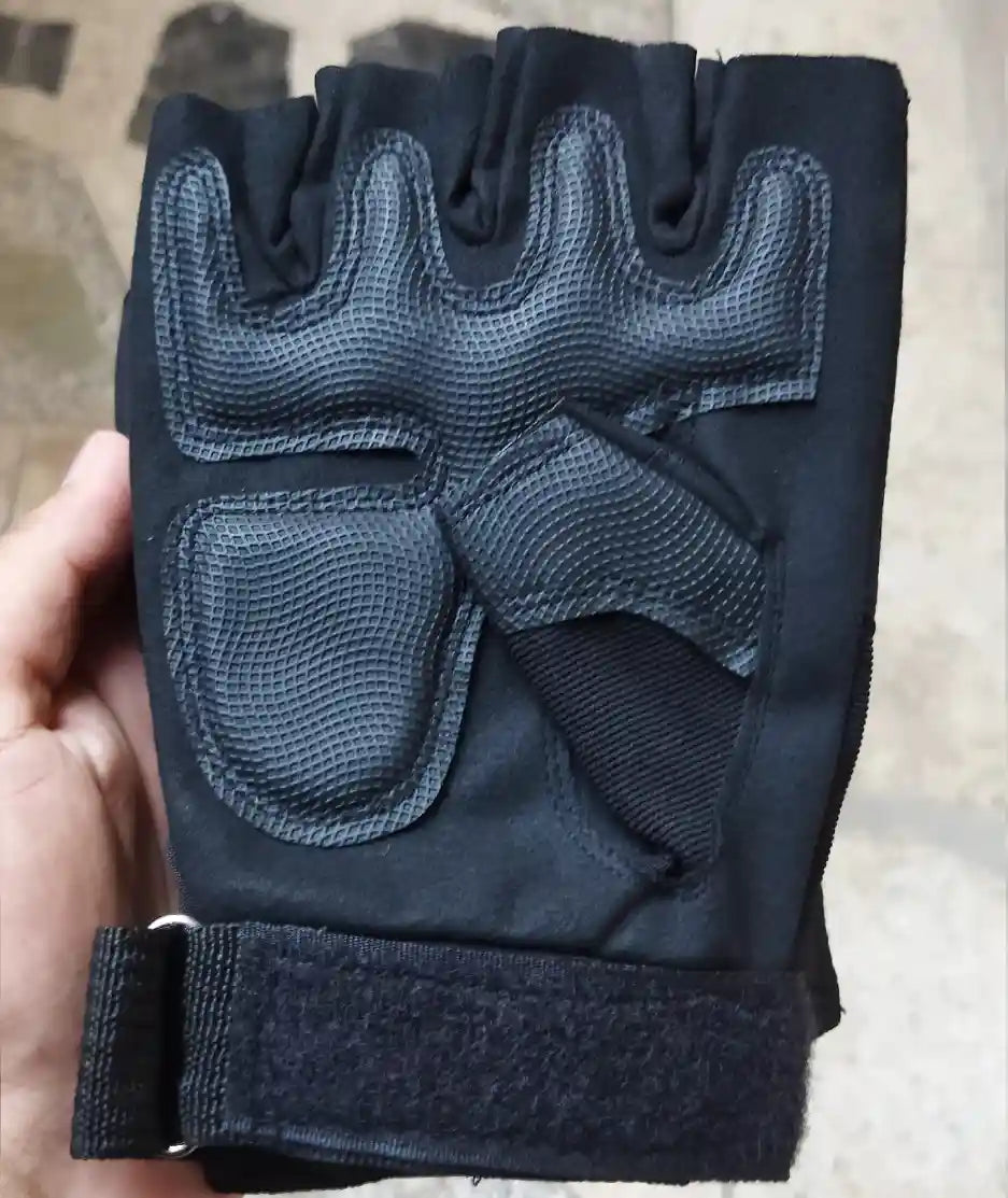Tactical Half Finger Gloves (Pair) (Made in China)
