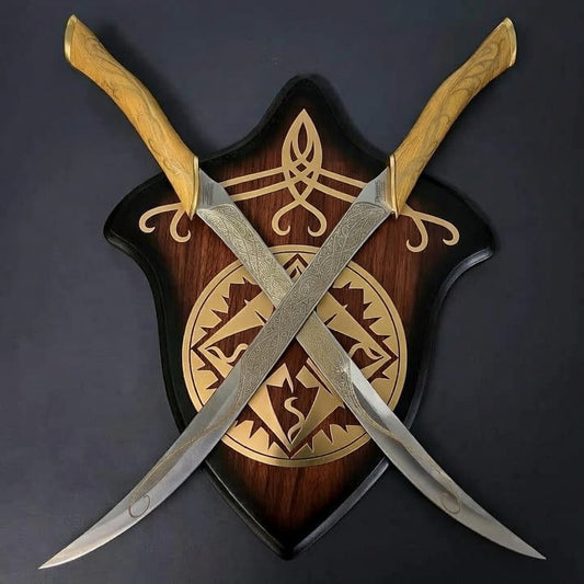 LOTR Legolas Swords (Wall Stand optional)