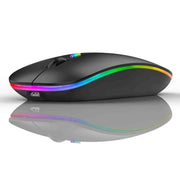 HP W10 Wireless RGB Bluetooth, Wireless, Rechargeable Slim Mouse
