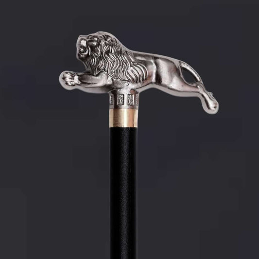 Handcrafted Lion Walking Stick