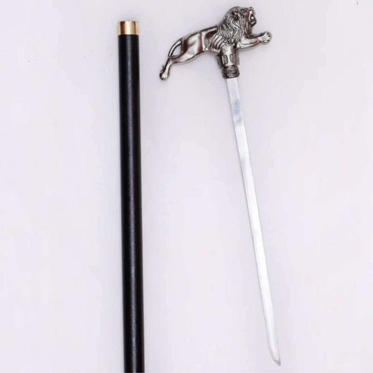 Handcrafted Lion Walking Stick