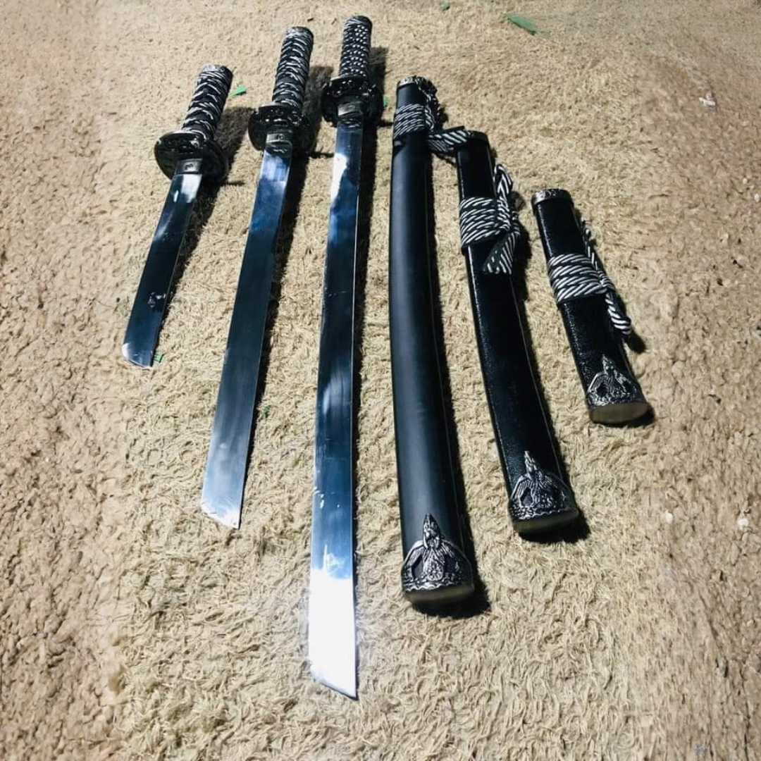 Set of 3 Katana Swords