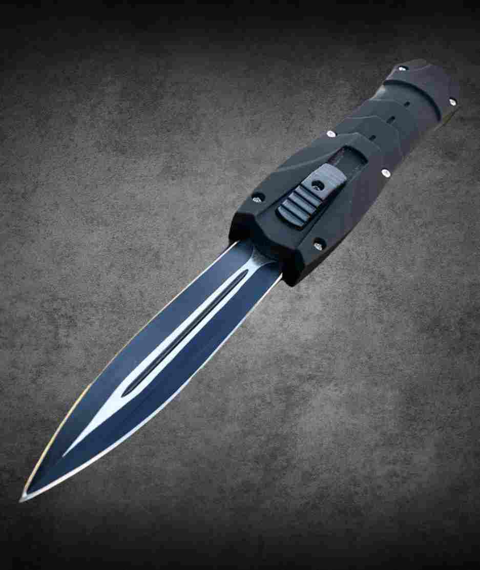 Black OTF Knife