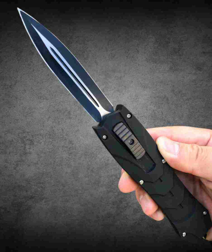 Black OTF Knife