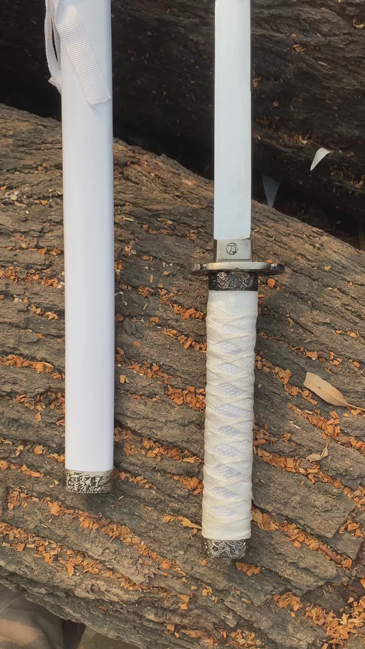 White Katana Sword