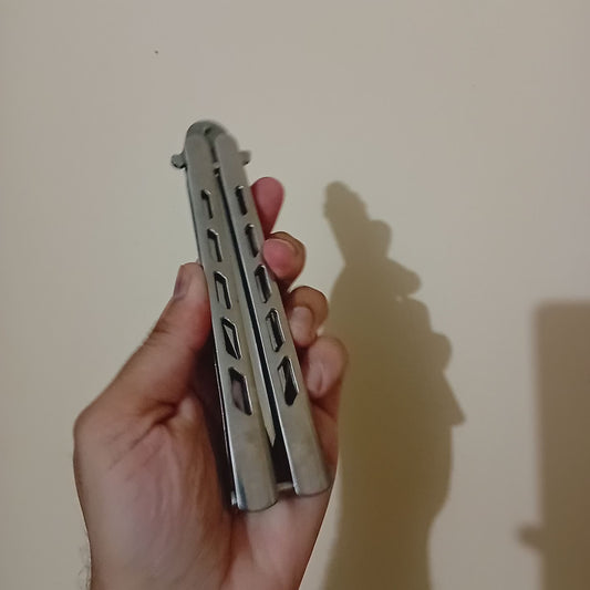 Butterfly Knife 2 Silver - Sharp