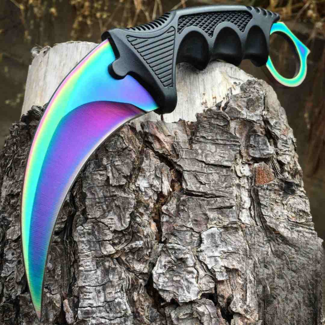 Rainbow Fade Karambit