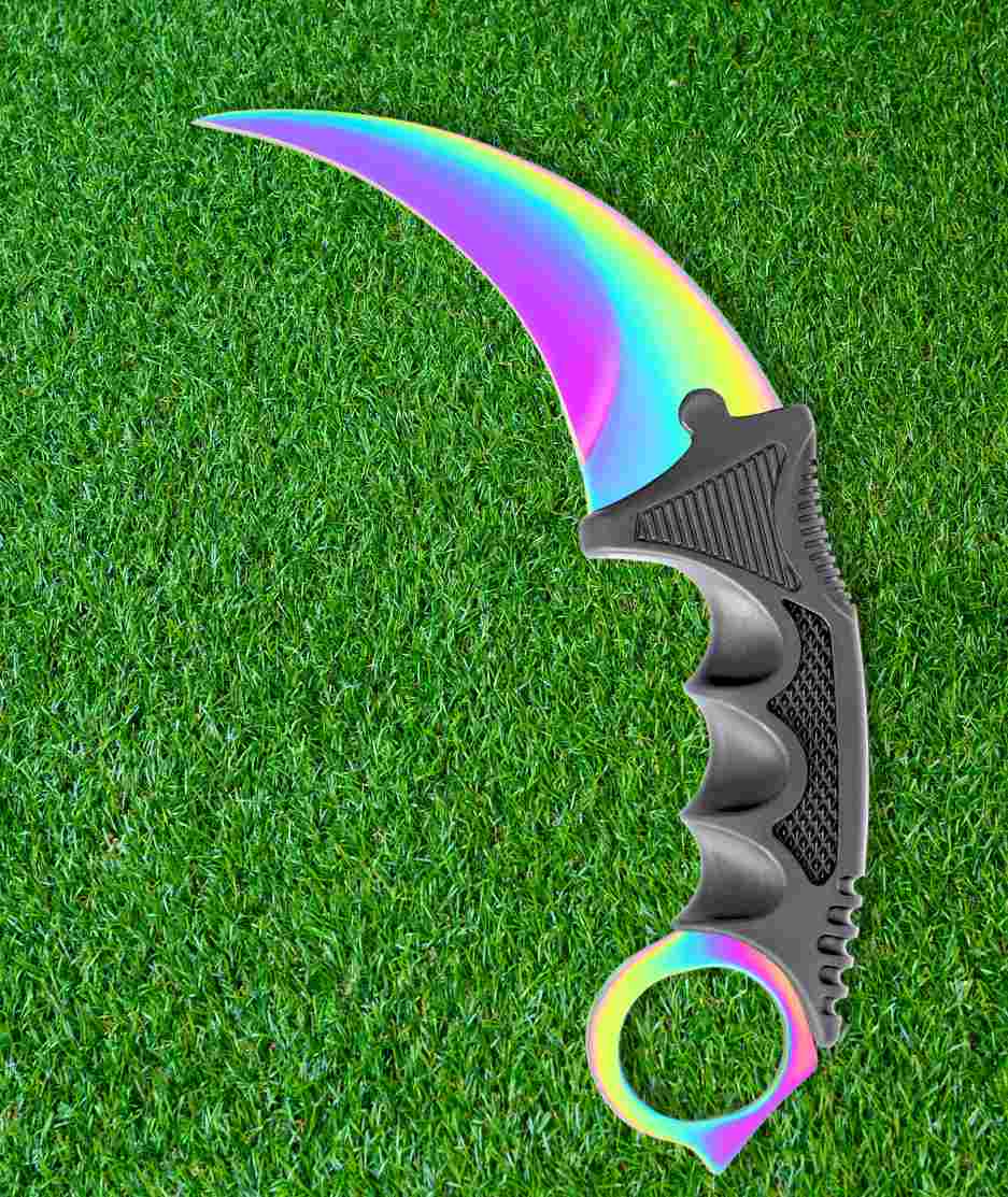 Rainbow Fade Karambit