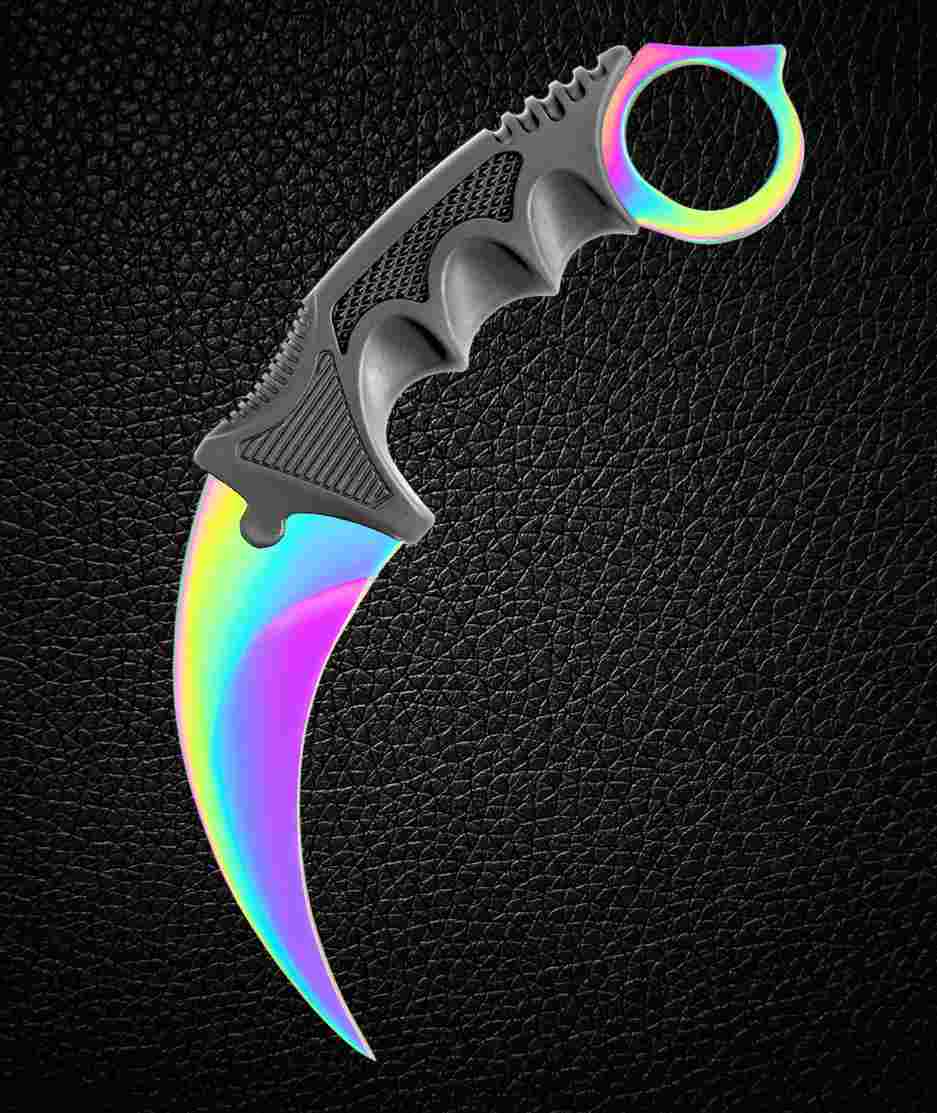 Rainbow Fade Karambit