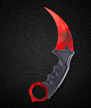 Blazing Red Karambit