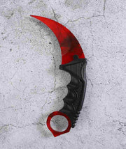 Blazing Red Karambit