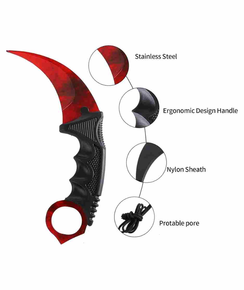 Blazing Red Karambit