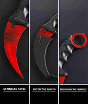 Blazing Red Karambit