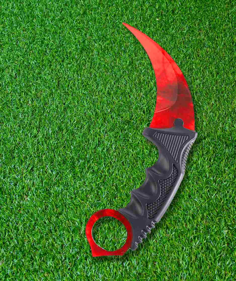 Blazing Red Karambit