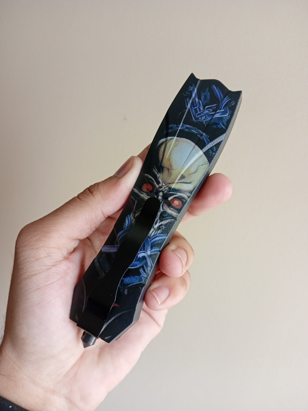 Skull OTF Knife - Sharp