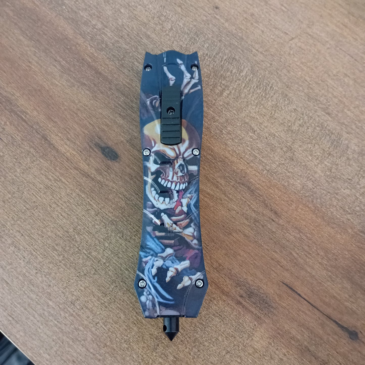 Black Skull OTF Knife 2.0