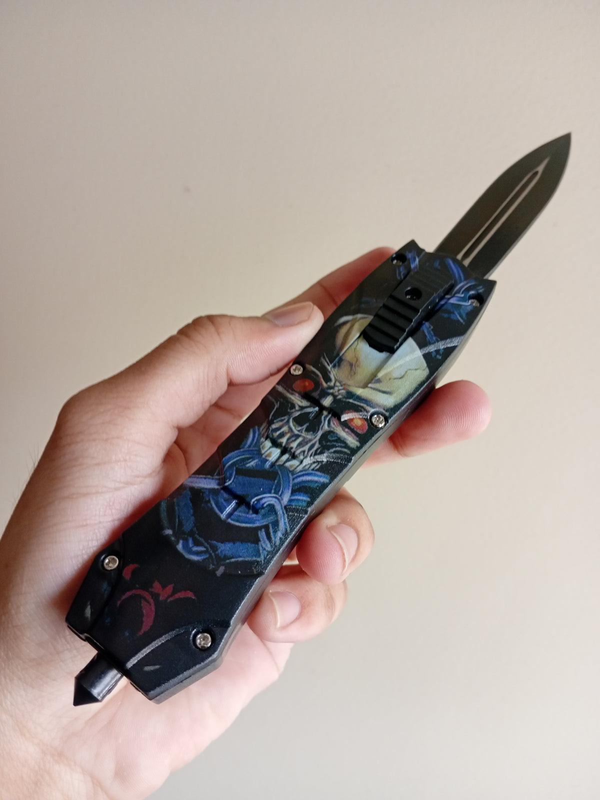 Skull OTF Knife - Sharp