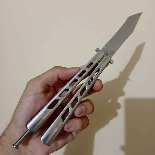 Butterfly Knife 2 Silver - Sharp