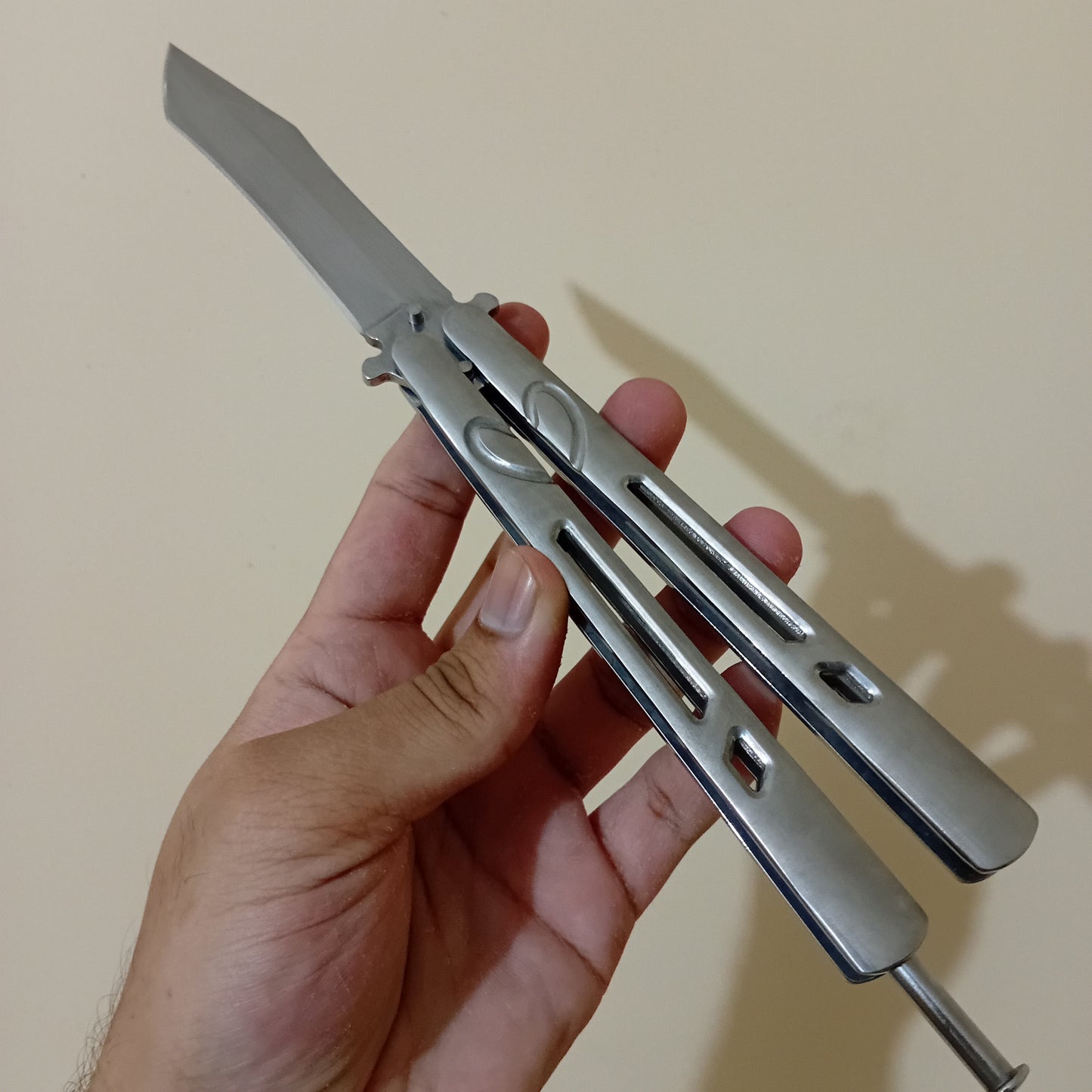Butterfly Knife Silver 3 - Sharp